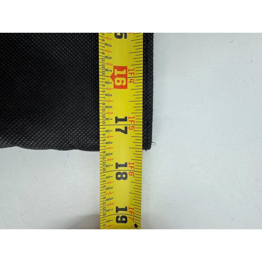 Lululemon Reusable Tote Bag Black Grey White Colorblock Shopper Snap‎ Closure